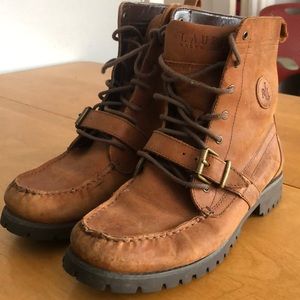 Lauren Ralph Lauren Moccasin Leather Boots